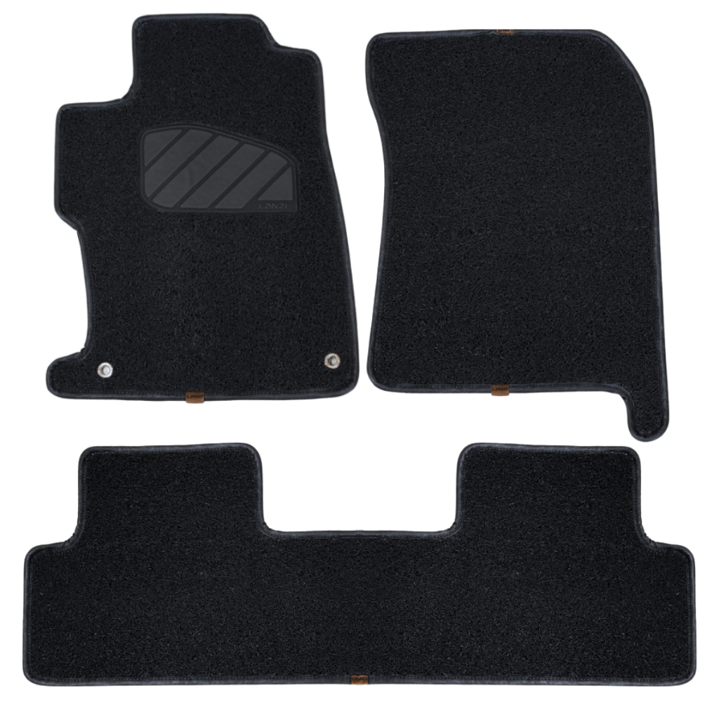 Tapete Para Carro Honda Civic 2007-2013 Kit 3 peças Inteiriço Capacho Preto