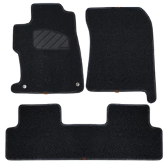 Tapete Para Carro Honda Civic 2007-2011 Kit 3 peças Inteiriço Capacho Preto