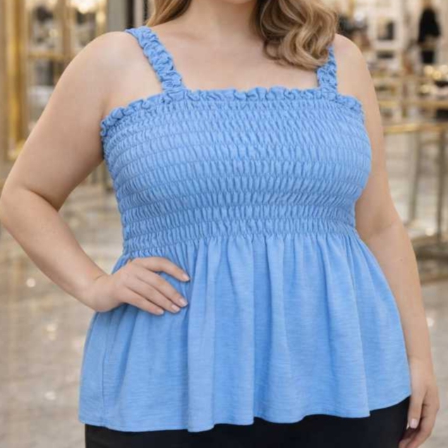 Blusa Plus Size Feminina Elastex 46-52 Alcinha,Tecido Duna Não Encolhe, Confortável Lisa/Estampada
