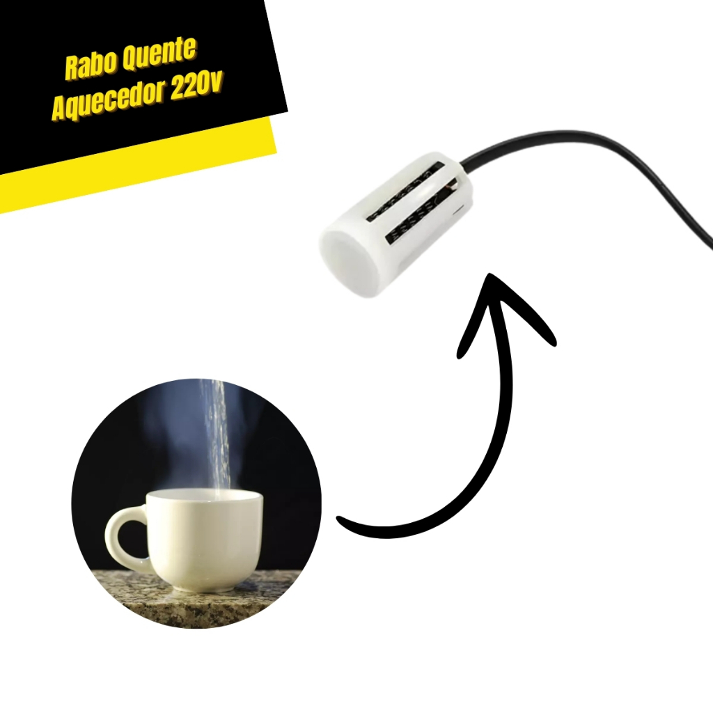 Aquecedor De Água Rabo Quente 220v - Ebulidor Elétrico