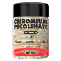 Picolinato de Cromo 250mcg 60 Cápsulas | Processamento de Nutrientes e Bem-Estar - Body Nutry