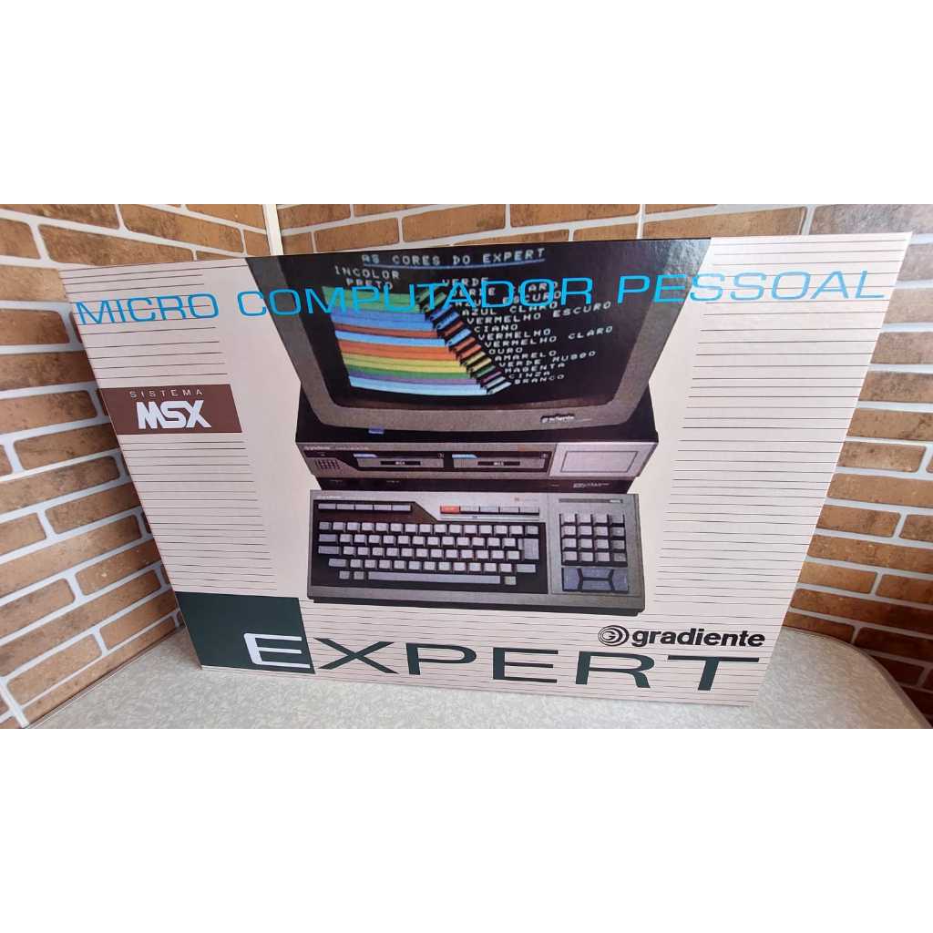Caixa Vazia Videogame MSX Expert Gradiente