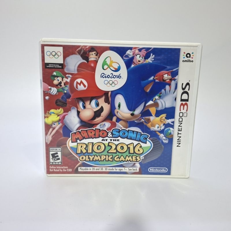 mario & sonic rio 2016 olympic games nintendo 3ds 2ds
