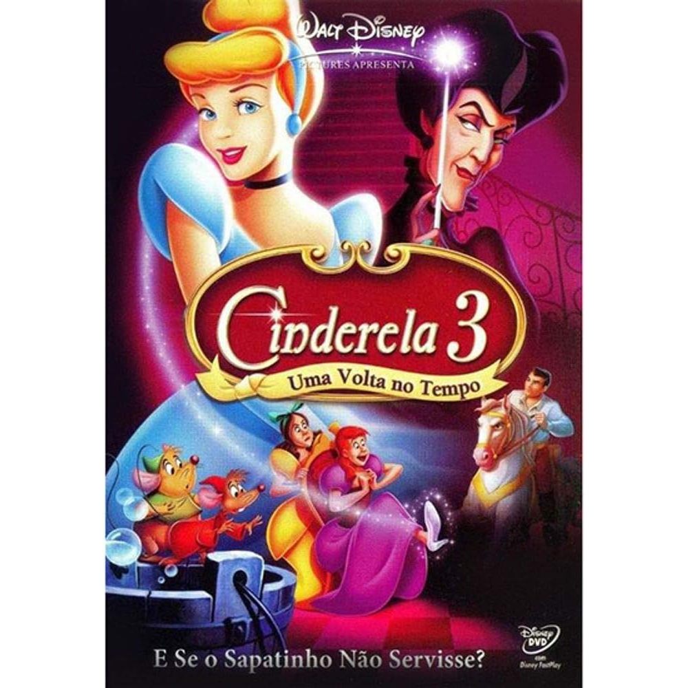 DVD CINDERELA 3 - UMA VOLTA NO TEMPO - USADO