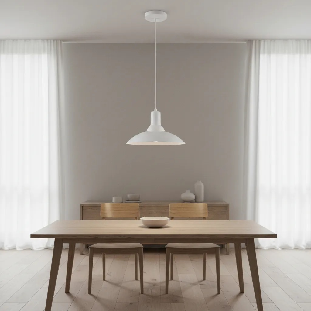 Lustre Sala de Jantar Luminária de Teto Pendente Ice Chapéu Chinês Soquete E27 1 lâmpada Bivolt