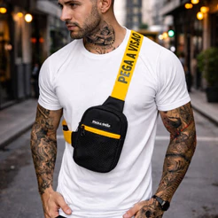 Shoulder Bag Transversal Mini Bag Pega a Visao Com Alça Regulável