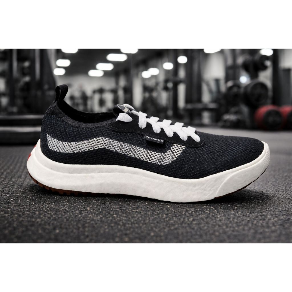 Tênis Casual Feminino e Masculino Calce Fácil Academia Malhar Treino Confortável THOMUZ Macio Leve