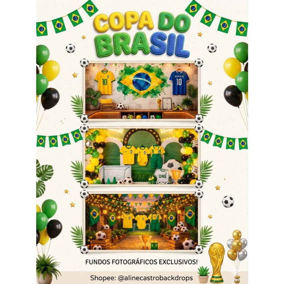 FUNDO FOTOGRAFICO COPA DO MUNDO 2026 VARIOS MODELOS