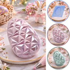 1~5 Forma Porto Com Silicone (3 partes) Para Chocolate OVO 3D, 350G – CÓD P92 (CHOCO)