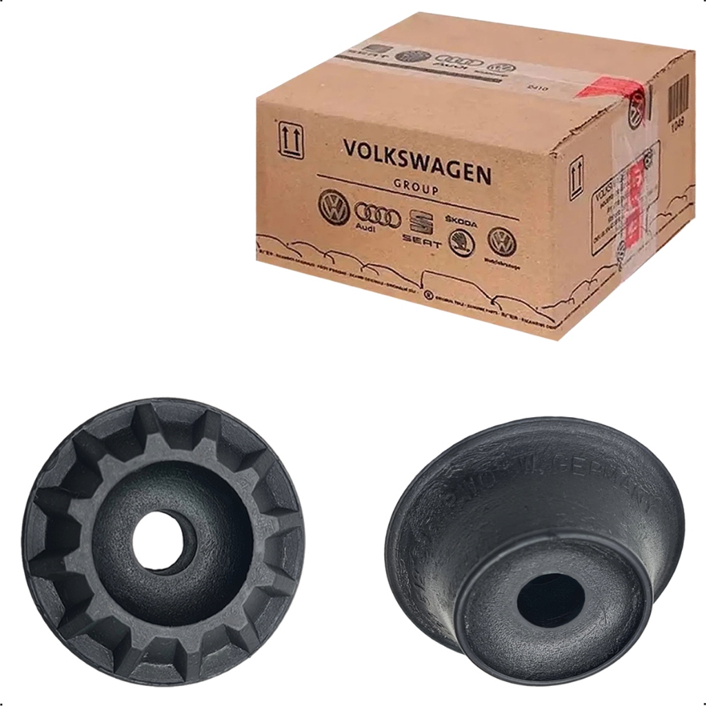 Par de coxim superior traseiro 191512335 original do Volkswagen Golf MK3 GL GLX GTI VR6