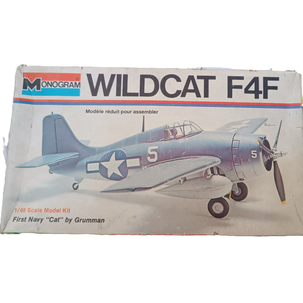 Kit Plastimodelismo Monogram F4-f Wildcat 1/48