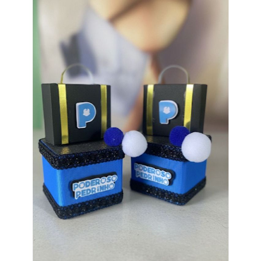Caixa Personalizada Poderoso Chefinho Lembrancinha Festa Infantil Nome e Idade