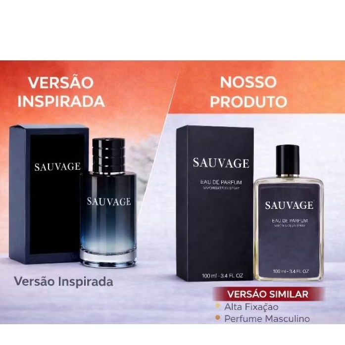 Perfume Masculino Premium Importado 100ml Alta Fixação Longa Duração Fragrância Marcante Inspirado