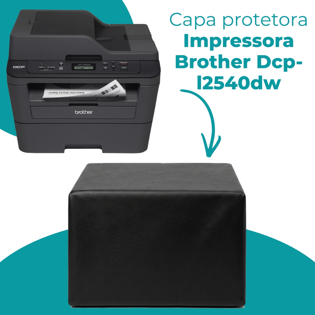 Capa Impressora Multifuncional Brother Dcp-l2540dw  Impermeavel Reforçada Portetora Sol Chuva Poeira
