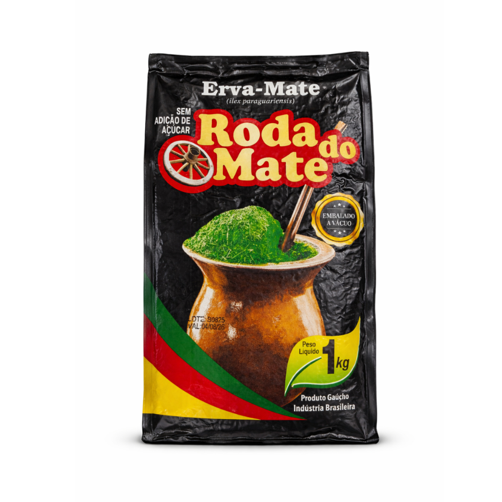 Erva Mate Chimarrao Roda do Mate Tradicional à Vácuo 1kg