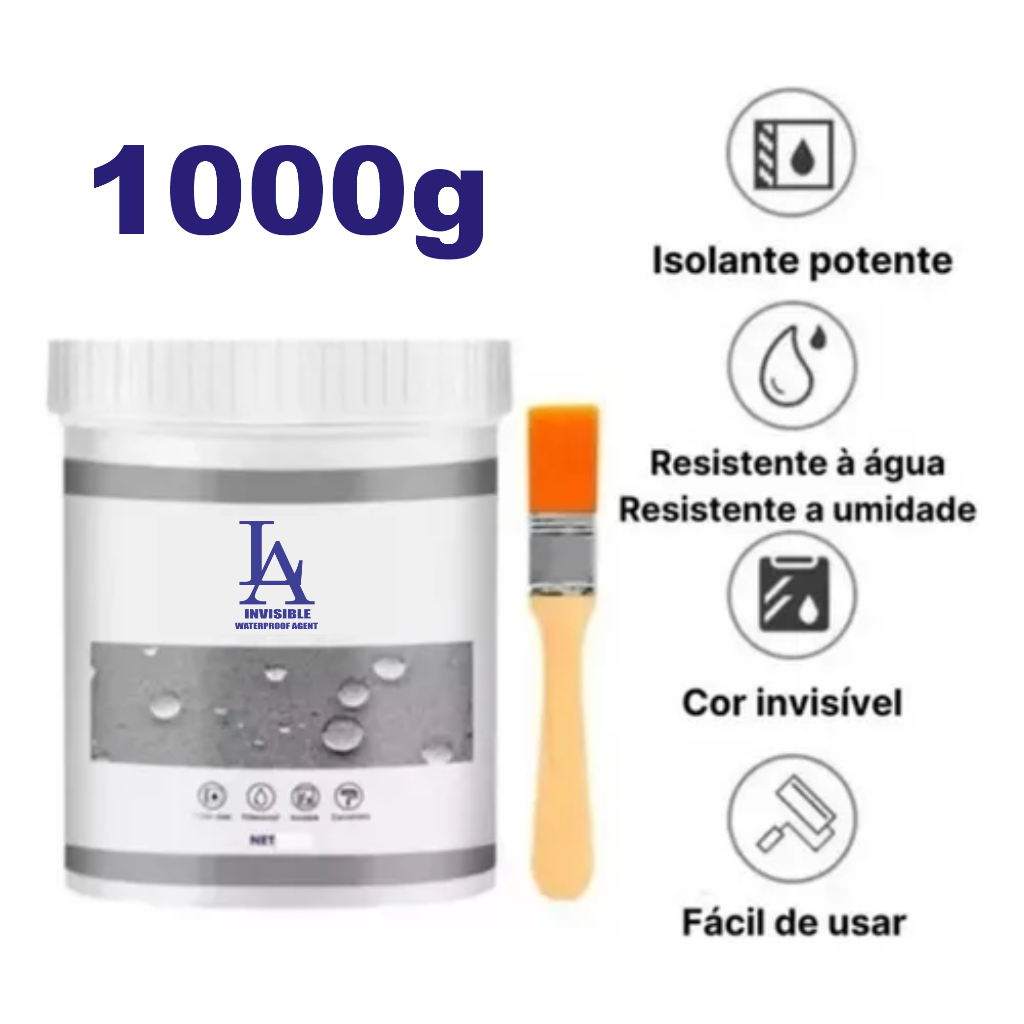 Invisível Impermeável 1000ML/600/300 Agente De Revestimento Transparente Anti-Vazamento + pincél LA