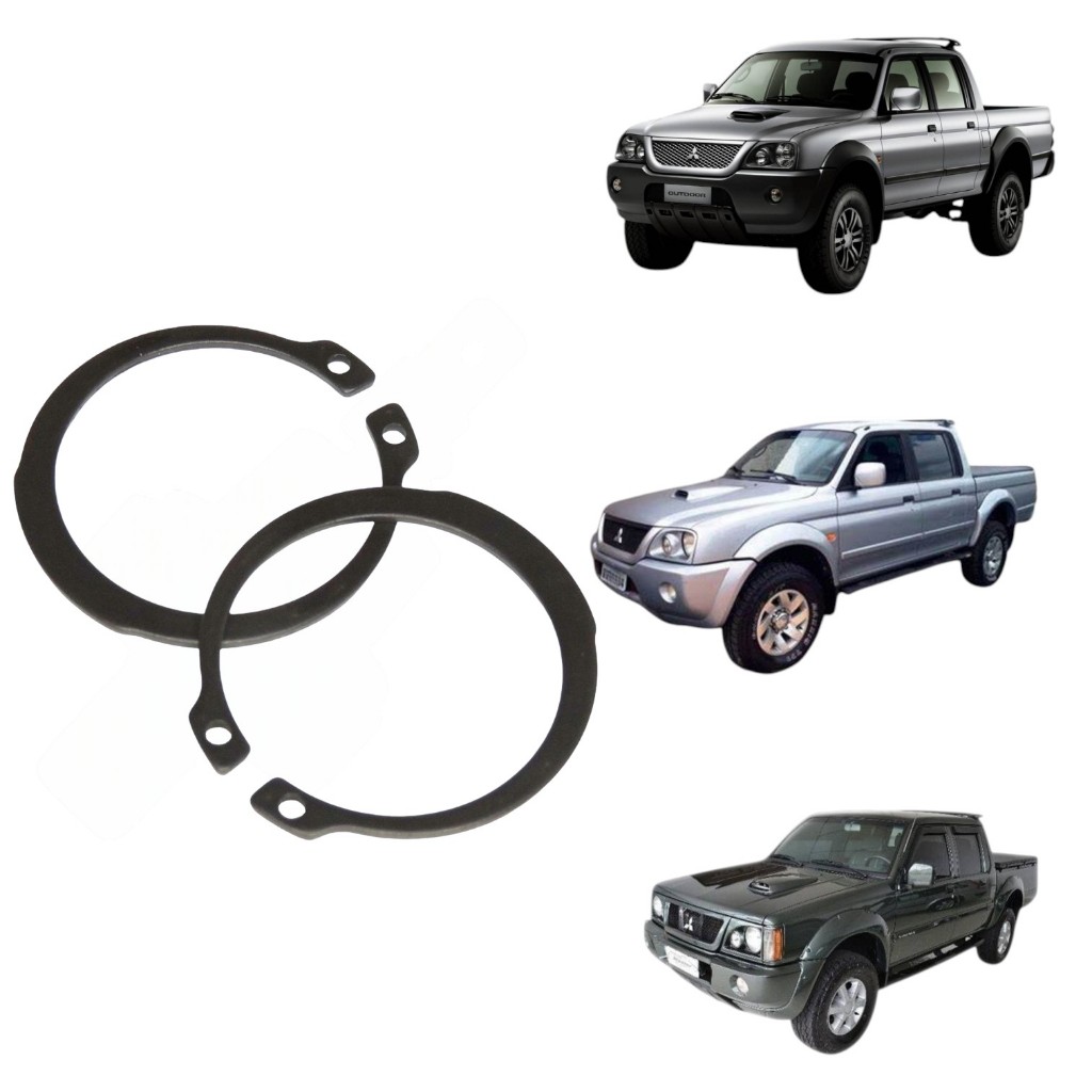 2 Anel Trava Semi Eixo Traseiro L200 2.5 GL GLS Sport Outdoor