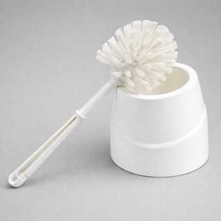 Escova Sanitária Branca Chique Com Suporte Varios Modelos Silicone em Oferta na Shopee