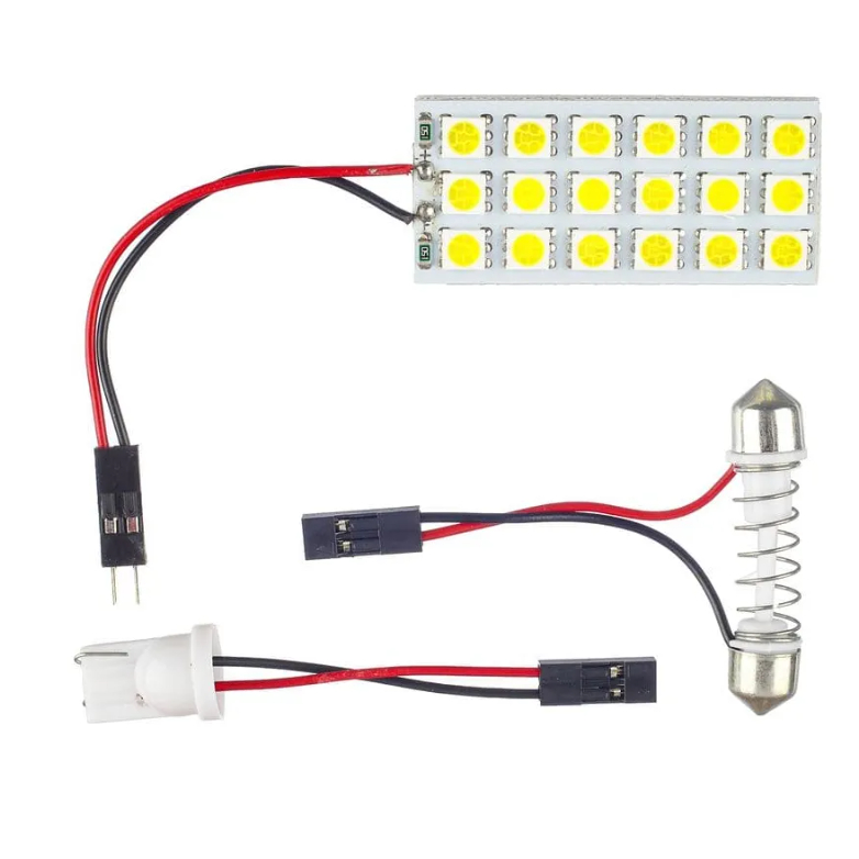 LÂMPADA LED TORPEDO (PLACA 18 LEDS 5050)