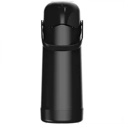 Garrafa Termica Magic Pump Bomba de Pressão Preta 1 Litro TERMOLAR