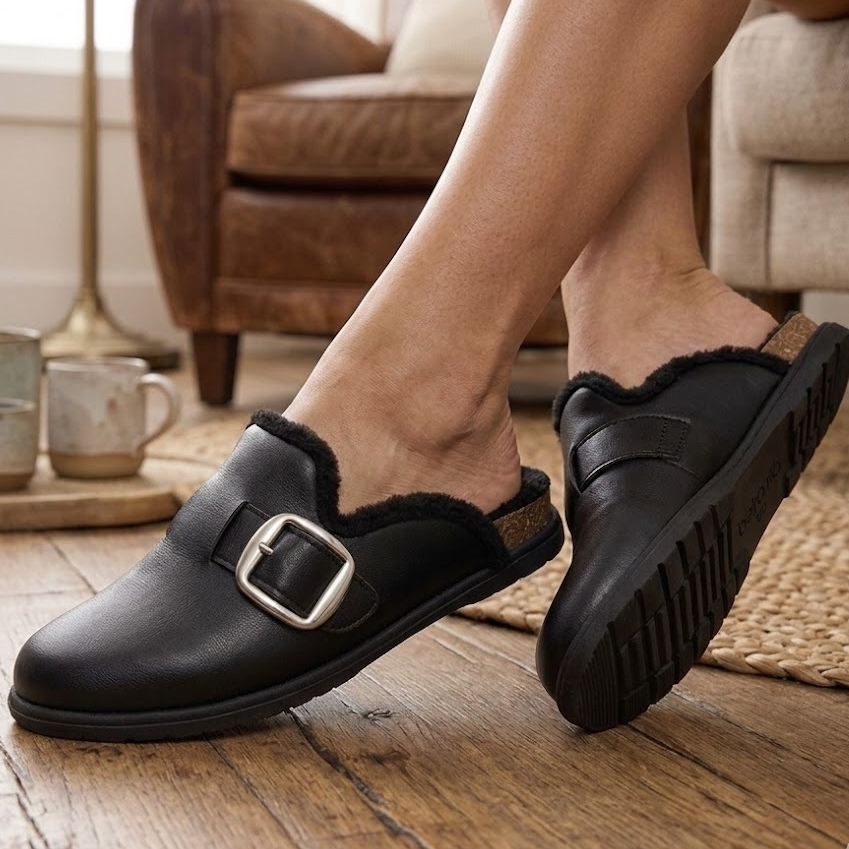 Sapato Beira Rio Mule Clog Detalhe Em Fivela 4317.102 em Oferta na Shopee