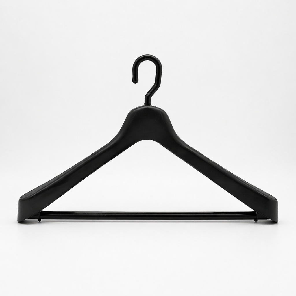 Cabide Reforçado Kit 10 Unidades 45cm Ombro Largo para Terno Blazer Casaco Social