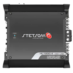 Modulo Amplificador Stetsom 1200w Hl1200.4 1 Ohm 4x300w High Line Digital