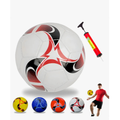 Bola De Futebol Infantil Capotão Campo Costura Firme + Bomba Azul