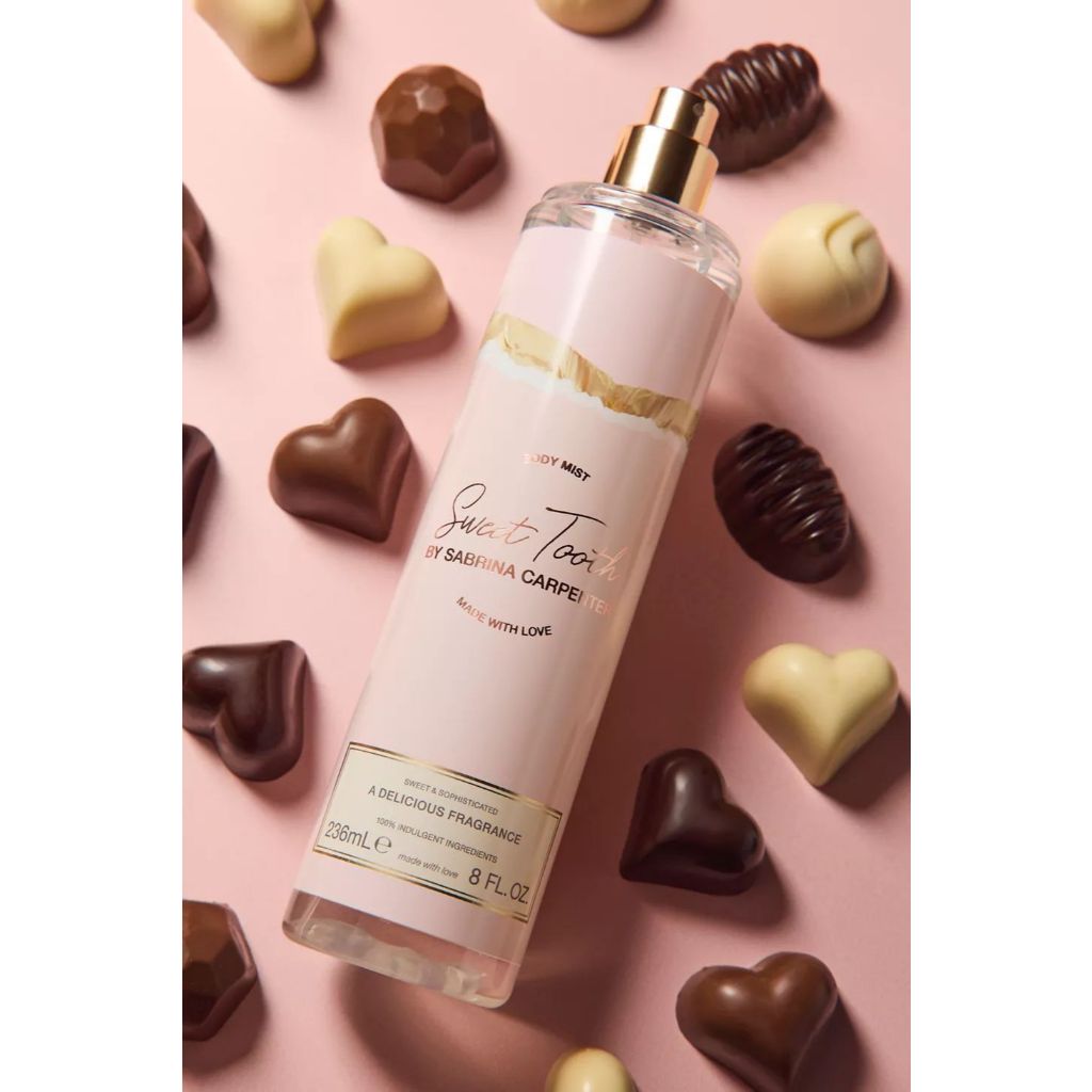 Body Splash Mist Sabrina Carpenter Sweet Tooth Whith Love – 236mL