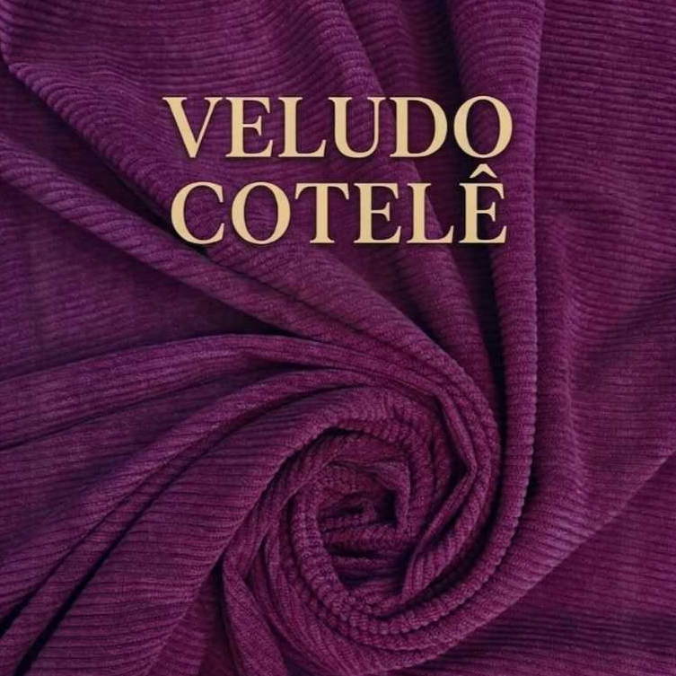 5 METROS TECIDO VELUDO COTELE (5M X 1,50M)