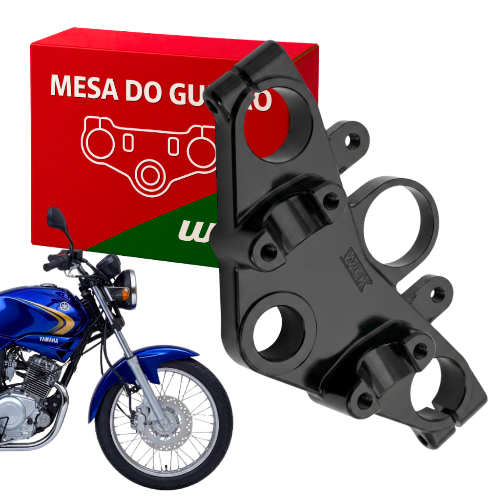 Mesa Superior Do Guidão Ybr 125 2000 A 2008 - Wgk