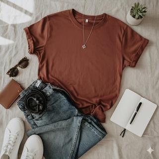 Camiseta Feminina Básica 100% Algodão Envio Imediato