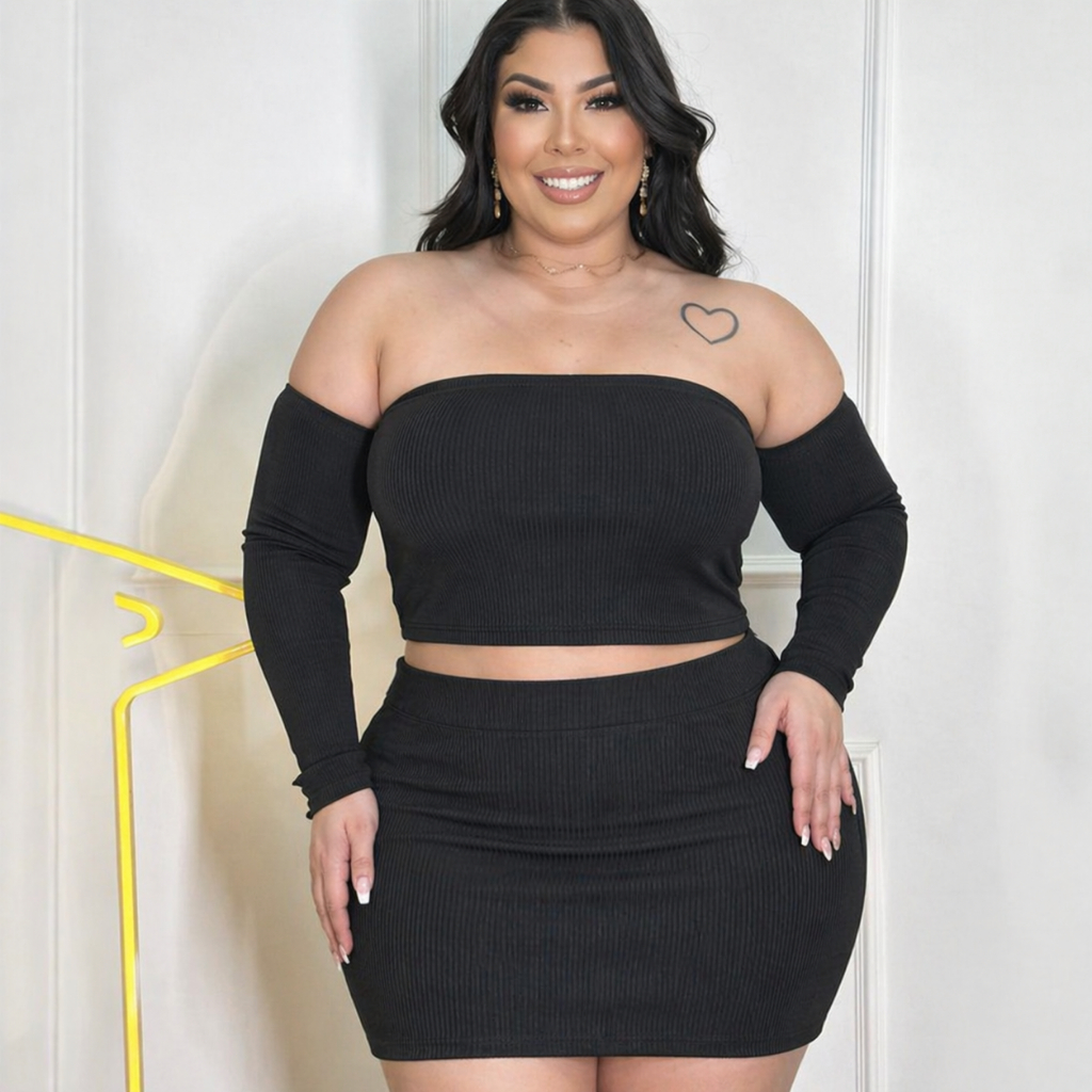 RS MODAS - CONJUNTO MELISSA PLUS SIZE MODA FEMININA