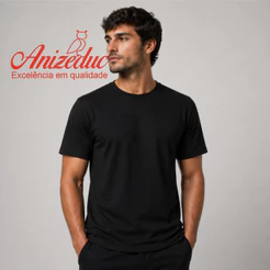 Camiseta Masculina Malha Fria Confort Plus