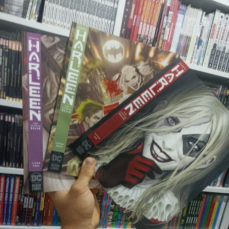Arlequina: Harleen - HQ tamanho grande RARO ADULTO +18 - DC BLACK STEPHAN SEJIC Batman luxo big Omnibus Panini LJA