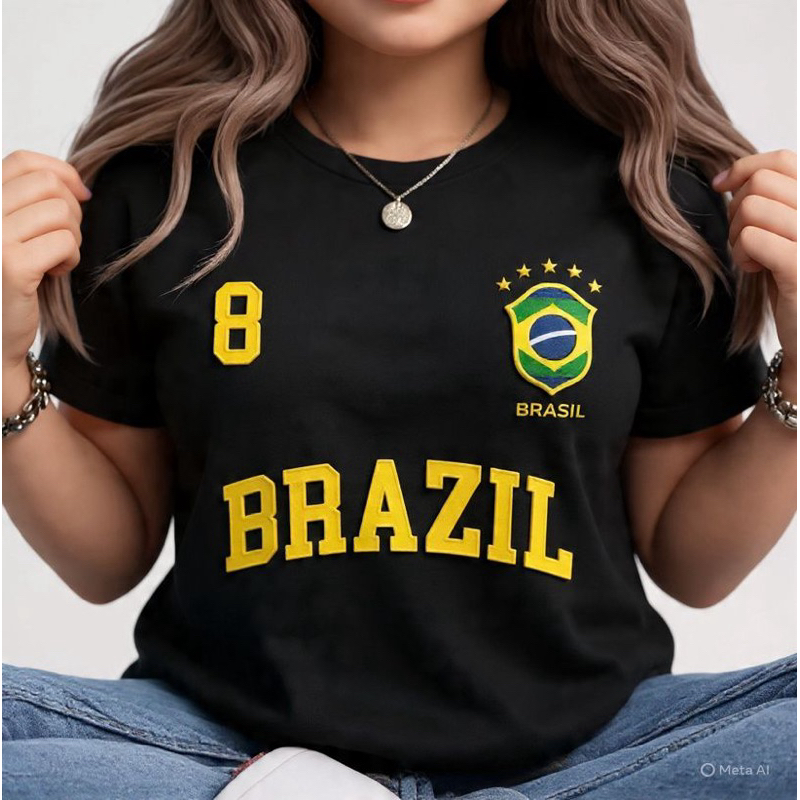 camiseta da seleção brasileira feminina