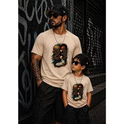 Camiseta Pai e Filho Básica Masculina Lisa Conforto e Estilo para o Dia a Dia Estampa 23