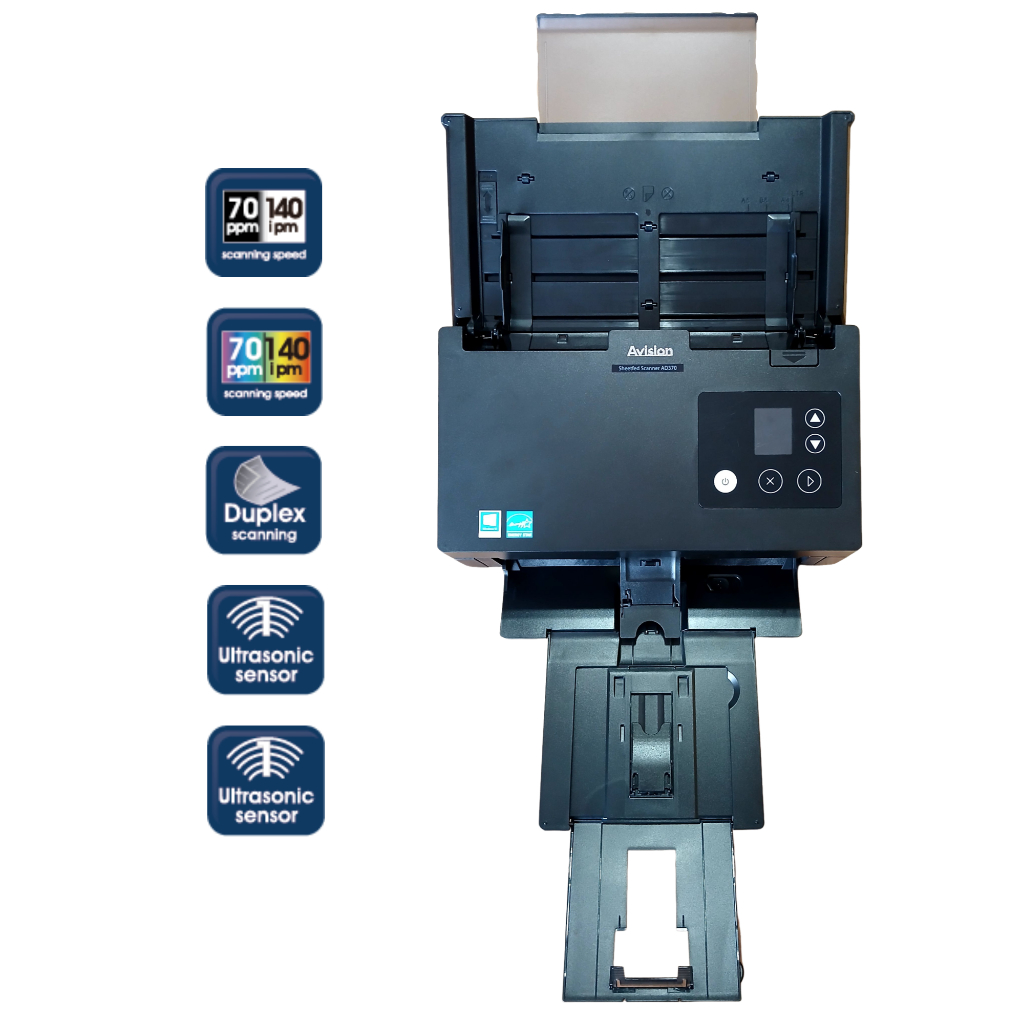 Scanner Professional Avision Ad370 Wi-fi/usb Alto Rendimento