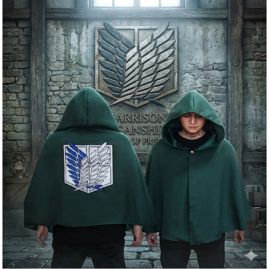 Manto Capa De Attack On Titan Tropa Da Exploraçao