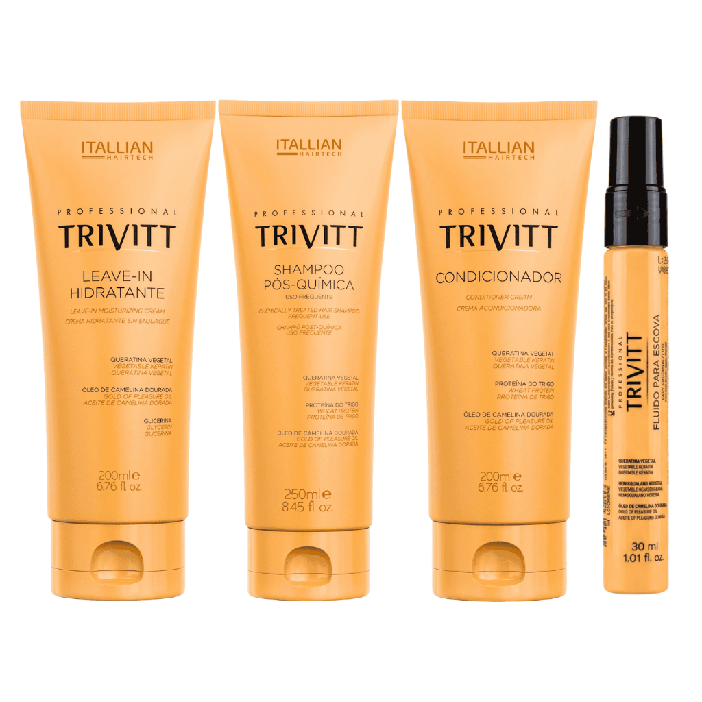 Kit Home Care Com Leavein Shampo E Condicionador Trivitt