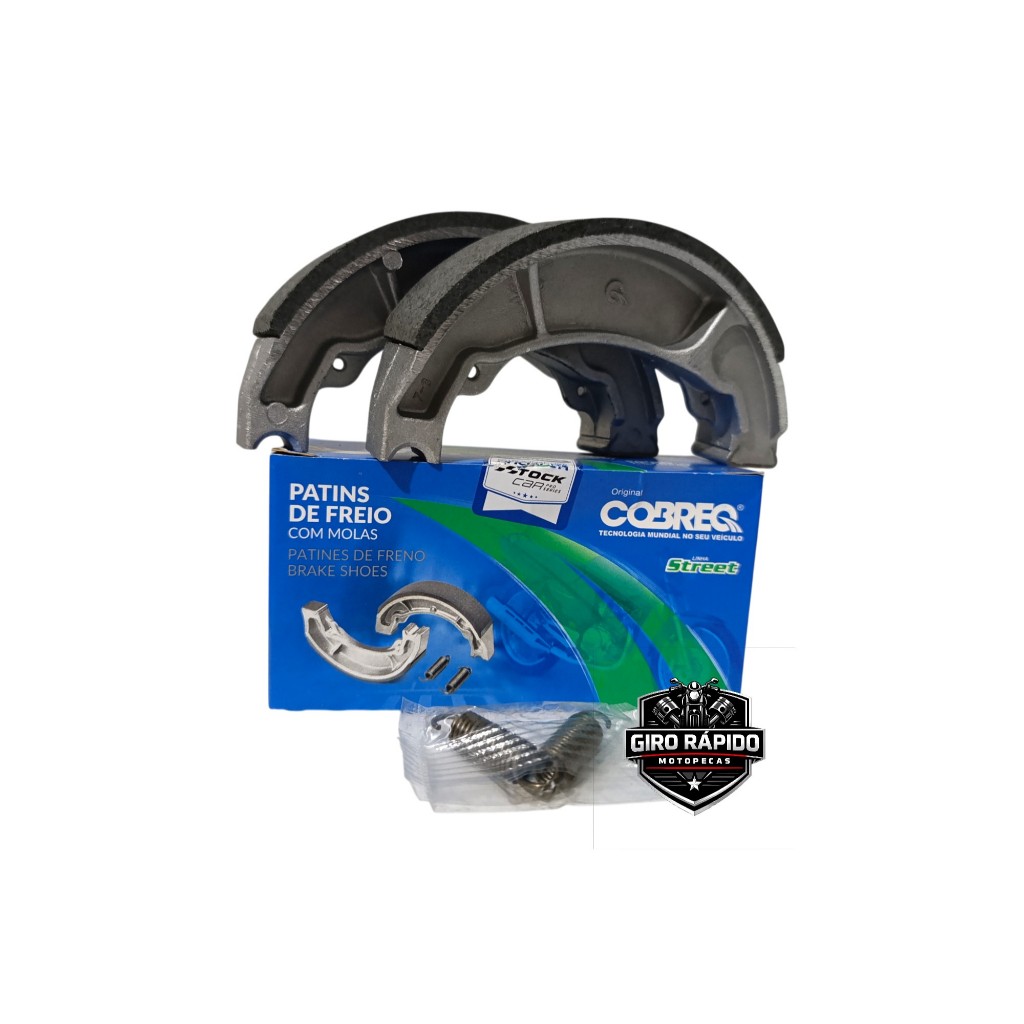 Patin De Freio Lona Cobreq Titan 125 150 160 Bros 125