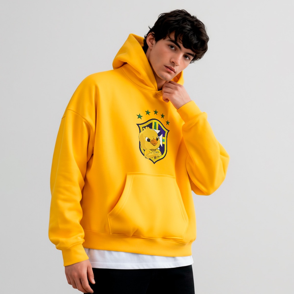 Moletom Blusa Seleçao Brasileira Canarinho REF 3599 -