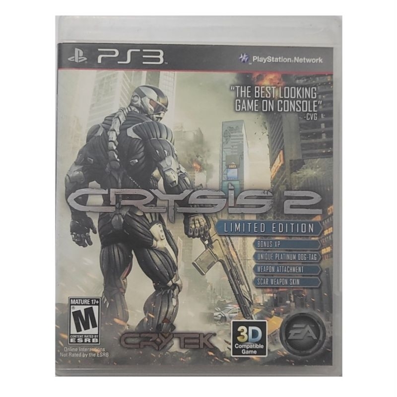 Jogo Crysis 2 PS3 Original Mídia Física (Limited Edition)