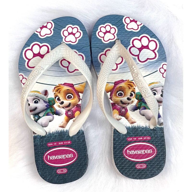 Detalhes do Chinelo Infantil Havaianas Personagem Feminino Antiderrapante Confortável Dia a Dia