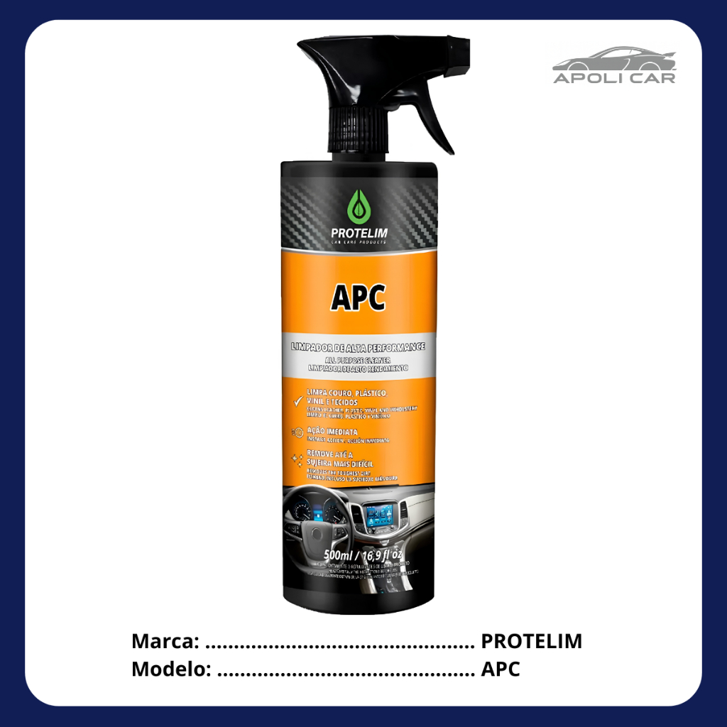 Apc Limpador Multiuso Interiores 500ml Protelim Pronto Uso — imagem 2 de 2