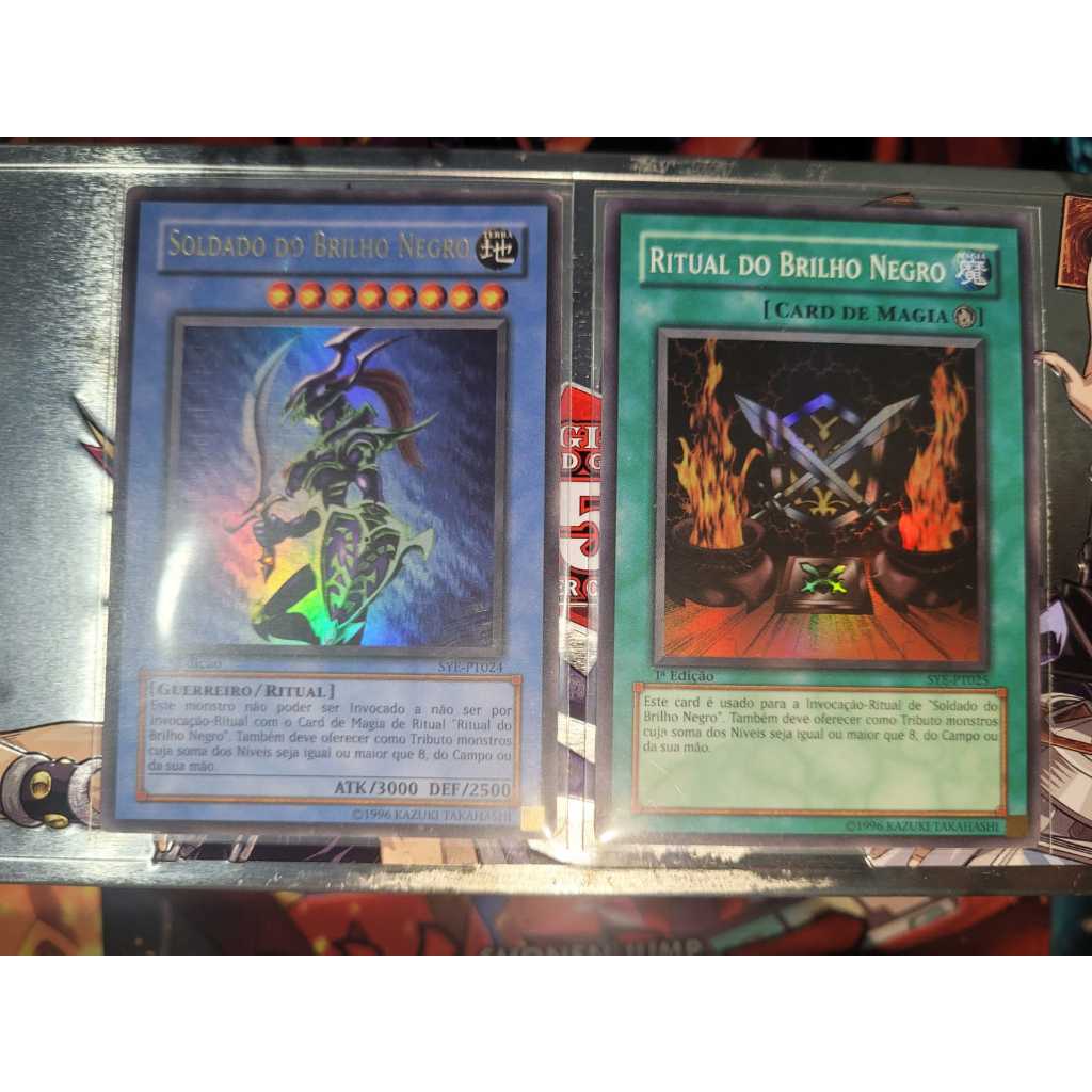Black Luster Soldier Ultra Raro + Ritual Super Raro. Em Português Starter Deck Yugi Evolution - Yugioh! Original Konami.