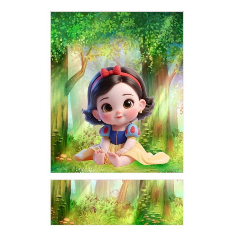 Rótulo adesivo para caixa de acetato no tema Branca de Neve cute com nome e idade lembrancinhas decoração de festa