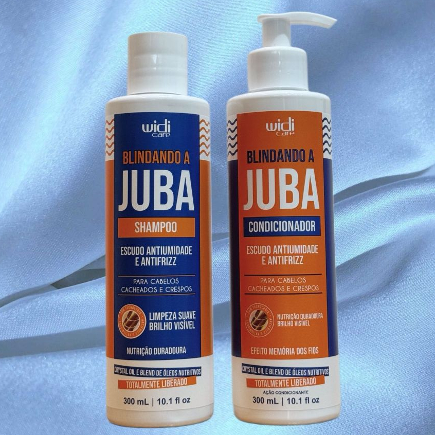 Kit Widi Care Blindando a Juba - Cachos e Crespos - Shampoo 300ml + Condicionador 300ml