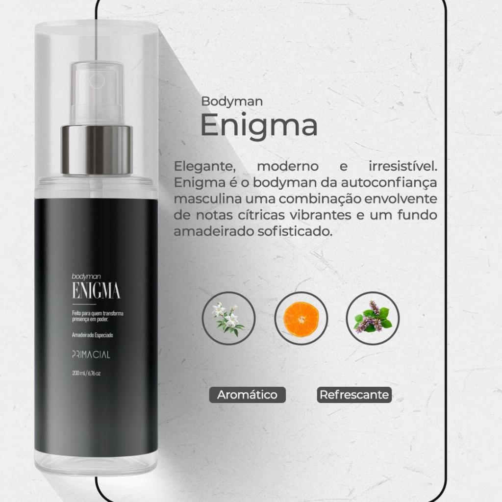 KIT BODY SPLASH MASCULINO COMPLETO INFALÍVEL, ENIGMA, BANKER, ADVENTUS, MIDTOWN E BARBARIUS 200ML BY PRIMACIAL · foto 2