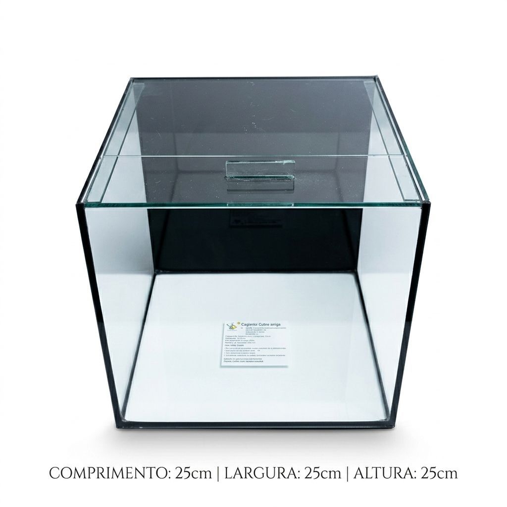 Kit Aquário Completo 15L com Filtro Luminária LED RGB Substrato Planta Aquário para Peixe Ornamental